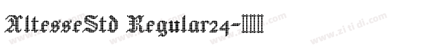 AltesseStd Regular24字体转换